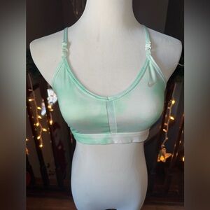 Nike Dri - Fit Mint green and white sports bra